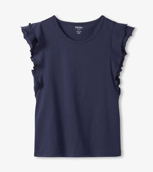 Layered Sleeve Tank - Patriot Blue