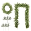 Cedar Wreath, Garland, and Stems