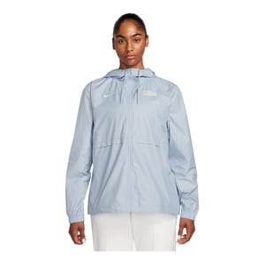 Women's Nike USA Essential Repel Woven Light Blue Jacket / 2X