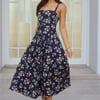 Whimsical Charm Maxi Dress Black