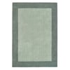 Borders Wool Rug Sage Green - 200x290cm