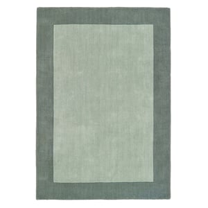 Borders Wool Rug Sage Green - 200x290cm