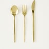 Siena 18-Piece Gold Flatware Set - Desert