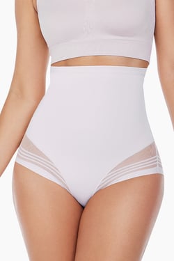 High Waist Women's Briefs Flawless - White / 2XL