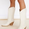 Claudette Boots Chalk