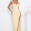Exotic Soirée Maxi Dress Yellow