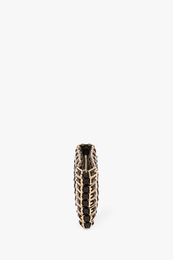 Victoria Beckham Woven Dorian Pouch In Black - ONE SIZE - Womens