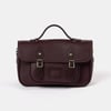 The Soft Satchel - Bordeaux Calf Grain