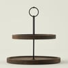Wooden 2-Tier Serving Stand