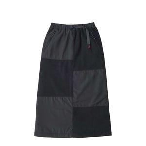 Gramicci Womens Thermal Fleece Patch Skirt Black