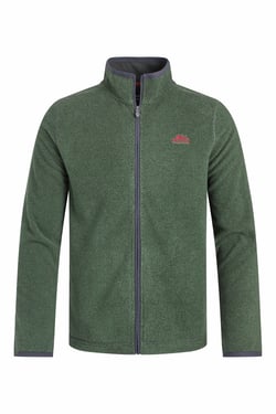 Weird Fish Merrill Full Zip Textured Fleece Shaded Spruce Size 2XL