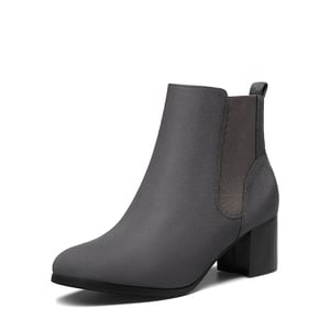 DREAM PAIRS Chelsea Chunky Block Heel Booties