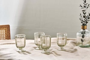 nkuku Sigiri Small Wine Glass Set Of 4 | Glassware | Clear
