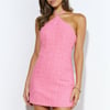 Style Classic Mini Dress Pink