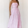 Starry Darling Strapless Maxi Dress Pink