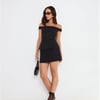 The Standard Tailored Mini Skirt Black