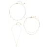 Multilayer Necklace Set in Gold