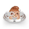 Jeulia "Small Evil Monster" Cute Design Sterling Silver Ring