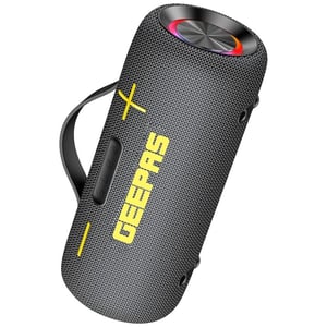 Portable Bluetooth Speaker With Carry Strap IPX5 Wireless RGB Lights