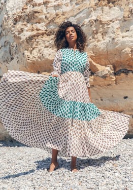 Indira Maxi Dress - L