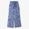 Belted Wide Leg Pants - Wavy Flowers