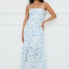 Bright Mornings Maxi Dress Blue