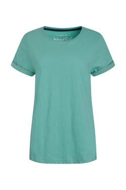 Weird Fish Kaya Organic Cotton Outfitter T-Shirt Aqua Marine Size 8