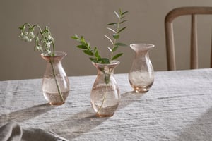 nkuku Bapti Bud Vases Set Of 3 | Decorative Accessories | Dusty Terracotta