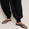 Black Cuffed Riley Trousers