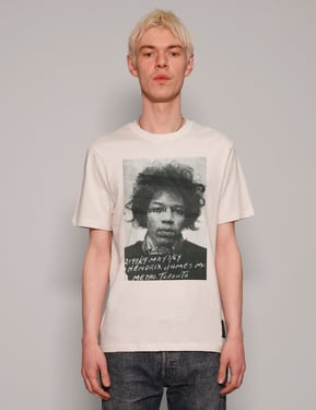 Purple Haze' T-Shirt in Ecru