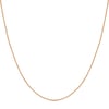 Bead Chain Necklace Rose Gold