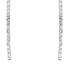 AKIRA Rhinestone Drop Earrings In Silver