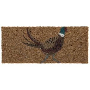 Coir Insert Pheasant Doormat - 23x53cm