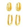 Dome Hoop Earring Sets