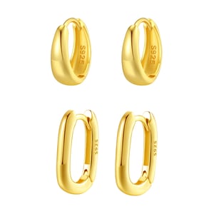 Dome Hoop Earring Sets