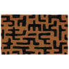 Abstract Maze Coir Doormat - 45x75cm