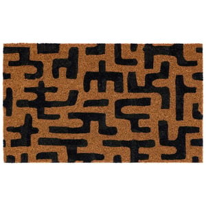 Abstract Maze Coir Doormat - 45x75cm