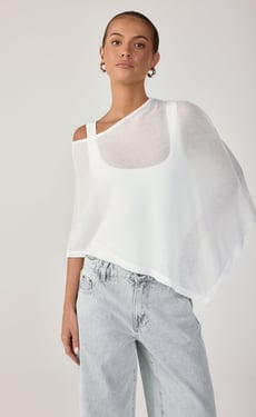Lula Poncho (White) - XS/S