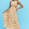Got A Callback Midi Dress Yellow