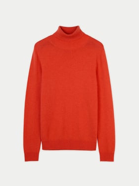 Essential Cashmere Turtleneck Sweater - 2XL / fiesta / WK05-877
