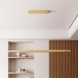 Regular Glade pendant in natural wood