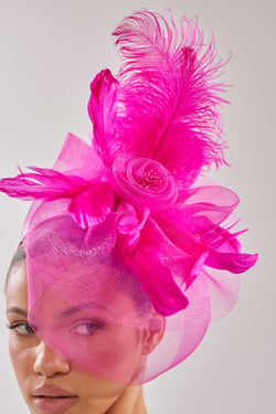 AKIRA Derby Day Fascinator | Pink