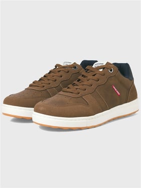 Jack & Jones Mens Barney Pu Combo Sneaker - Cognac - 12