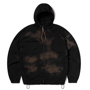 Aries Rag Dye Hooded Windcheater Jacket Brown