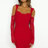 Classiness Mini Dress Wine