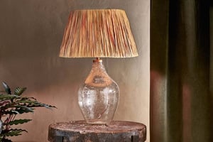 nkuku Damini Recycled Glass Table Lamp | Lamps | One Size | Clear