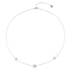 Flying Birds Necklace Silver