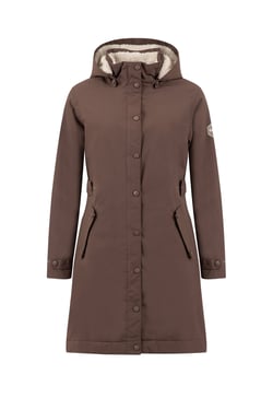 Weird Fish Kenzie Waterproof Coat  Hot Chocolate Size 8