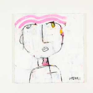 The Thinker Original Painting by Kerri Rosenthal