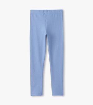 Girls Cornflower Blue Cozy Leggings